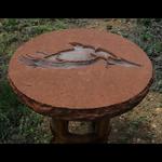 24" Diameter  Sandstone "Bird" Bird bath
Sold